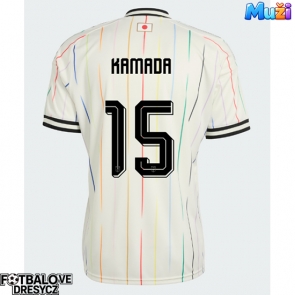 Japonsko Daichi Kamada #15 Venkovní Dres MS 2026 Krátký Rukáv